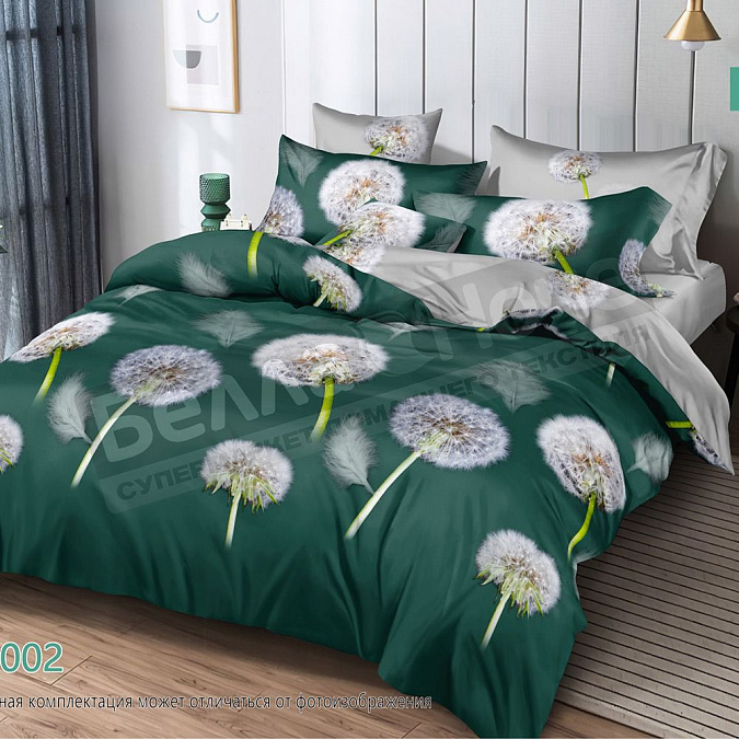 Детальная картинка товара «тг пододеяльник поплин наб. 1.5 сп. одуванчики»
