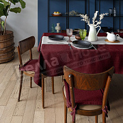 ВН Скатерть ДТ172 Рогожка 165*200 Бордо 70