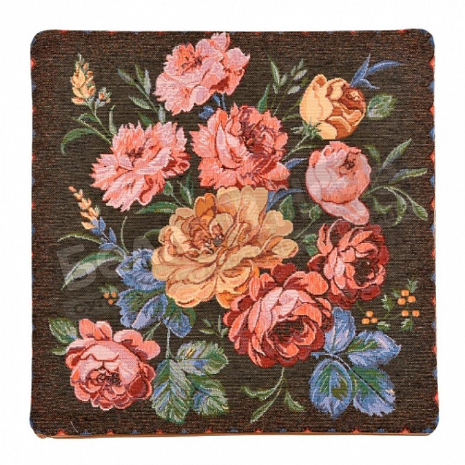 Детальная картинка товара «гобелен плюс наволочка 38*38 царский букет»