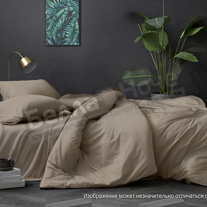 Детальная картинка товара «кпб luxor поплин гл/кр дуэт диз.орех (n)»