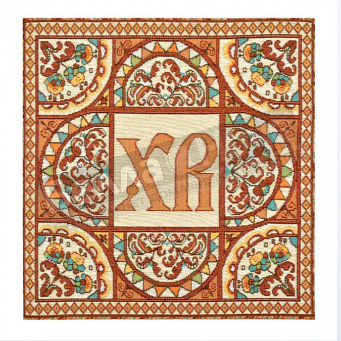 Детальная картинка товара «гп салфетка гобелен 32*32 пасхальный орнамент»