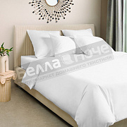 Экотекс Моноспейс Простыня сатин Евро 220*240 Белый