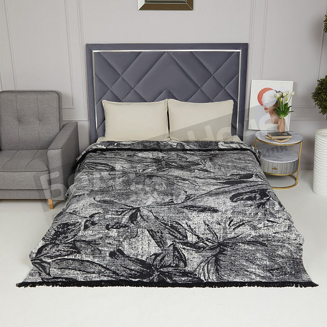 Детальная картинка товара «картекс плед хлопок софт комфорт 200*220 ps 1685antrasit»