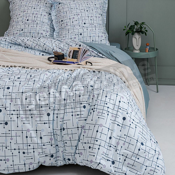 Детальная картинка товара «кпб шс экодом перкаль дуэт 20827-1»