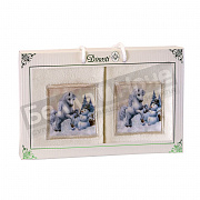 НГ 2 пр. К-т полотенец микрофибра 2-40*70 РРМФ- 102 Снежинка