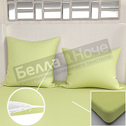 Люксония Наволочки трикотаж 70*70 (2 шт) Салатовый