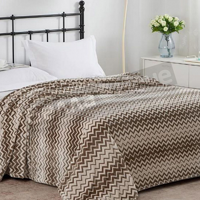 Детальная картинка товара «клео плед велсофт 200*220 volna 200/001-vln»