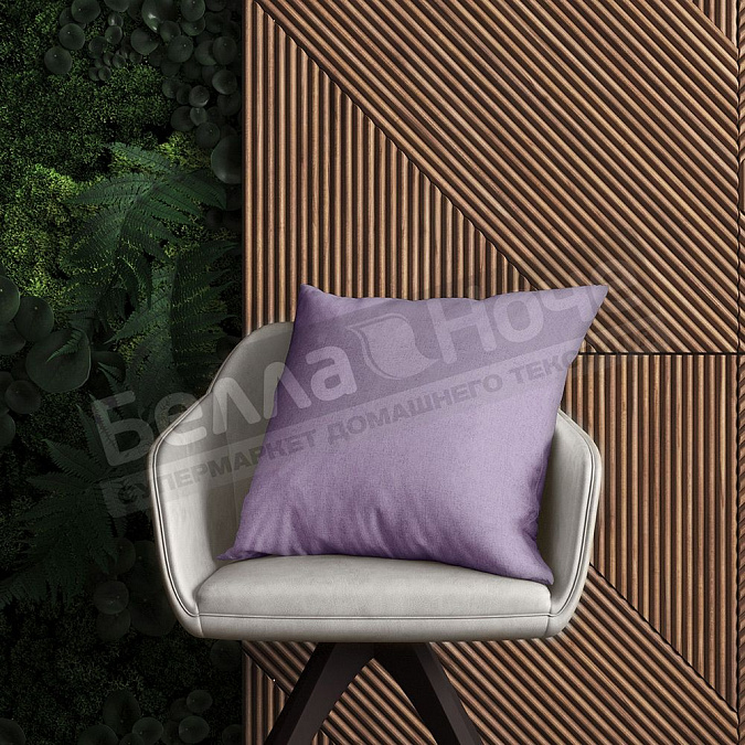 Детальная картинка товара «вн подушка пэст/ рогожка 40*40 глициния 74»