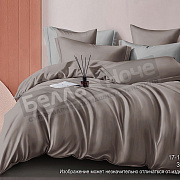 SOVE Монотоне Простынь сатин гл/кр на резинке 180*200/35 17-1506 TPX Зола