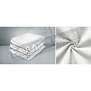 LUXOR Полотенце ваф гл/кр 65*135 Белый