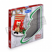 НГ Короб картонный 26*26*3 Подарок