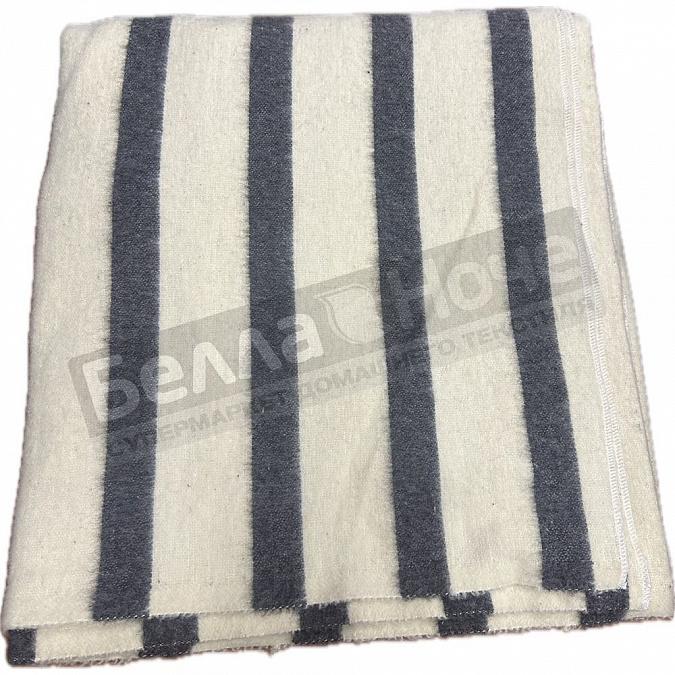 Детальная картинка товара «нтф одеяло п/шер 400гр 170*205 полоска белый / серый»