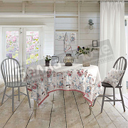 СТ Скатерть СТ ХБ Двунитка 144*144 8598/1 История открыток 61