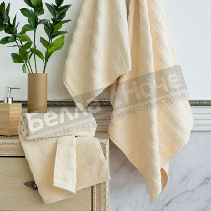 Детальная картинка товара «веросса полотенце махр. гл/кр страйп 70*140 экрю»