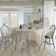 СТ Скатерть СТ ХБ Двунитка 144*144 8993/4 Текстура Бежевый 61