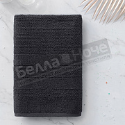 Веросса Полотенце махр. гл/кр Милано 70*140 Темный базальт