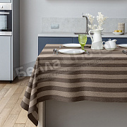 ВН Скатерть ДТ172 Рогожка 165*200 Зебра- капучино 70