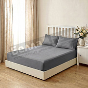 ADELIS Простынь трикотаж 180*200/20 Графит