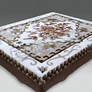 Смун Плед синтетический 150*200 глад. обл. 3018 Косичка / Коса