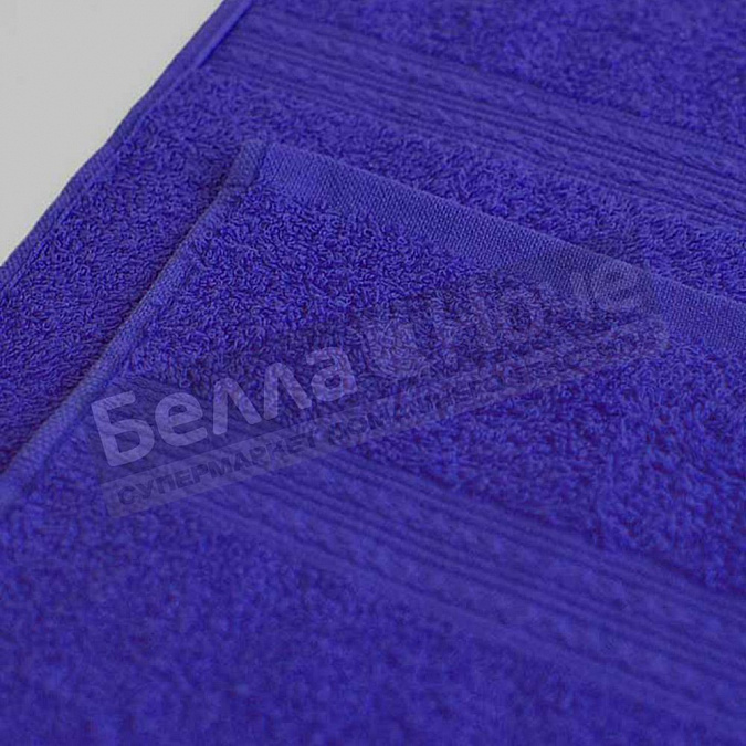 Детальная картинка товара «итума простынь махр гл/кр 150*210 темно- синий »