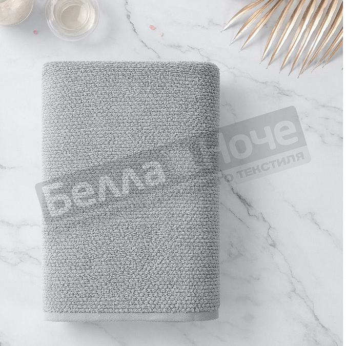 Детальная картинка товара «веросса полотенце махр. гл/кр unico 100*150 холодный серый»