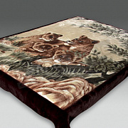 Смун Плед синтетический 200*240 глад. 6084-1 Тигры