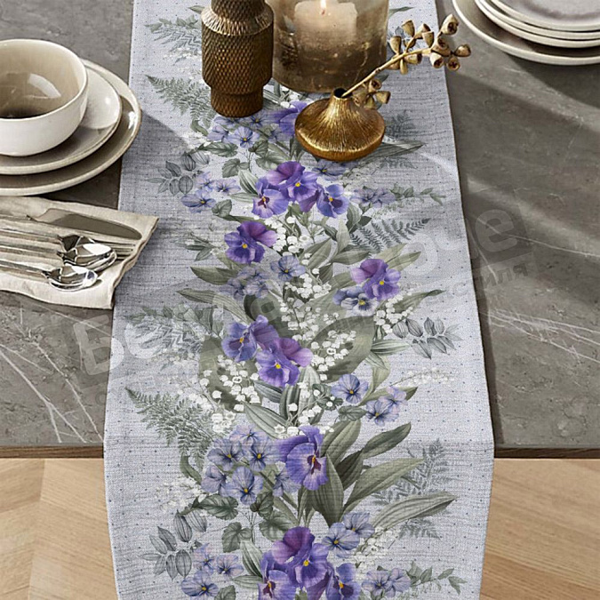 Детальная картинка товара «тг скатерть- дорожка рогожка 50*180 даваллия»