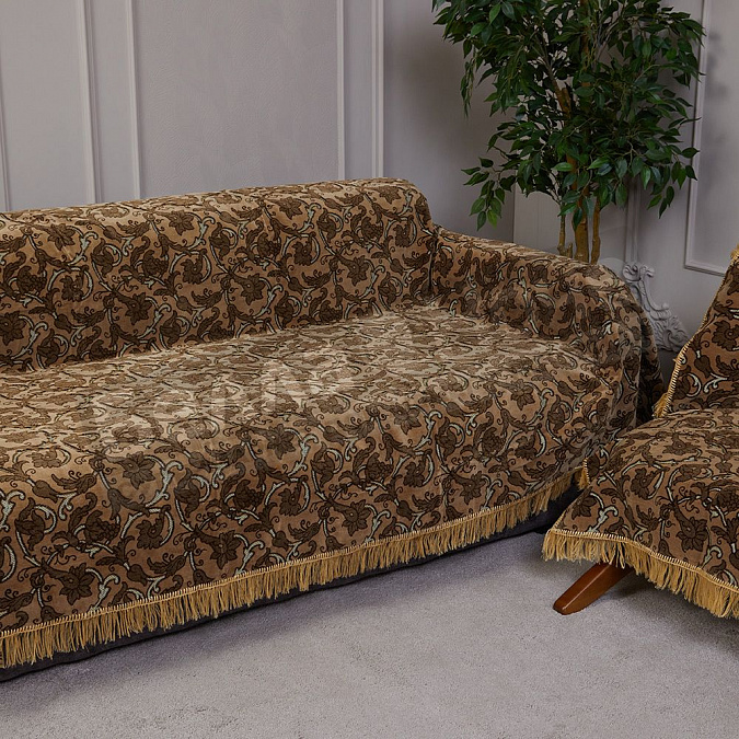 Детальная картинка товара «картекс покрывало пшл 180*220 бежевый восток»