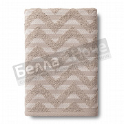 Веросса Полотенце махр. гл/кр Relax 50*90 Кофе /бордюр А