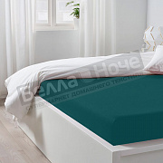 Люксония Простынь трикотаж 120*200/20 Морская волна