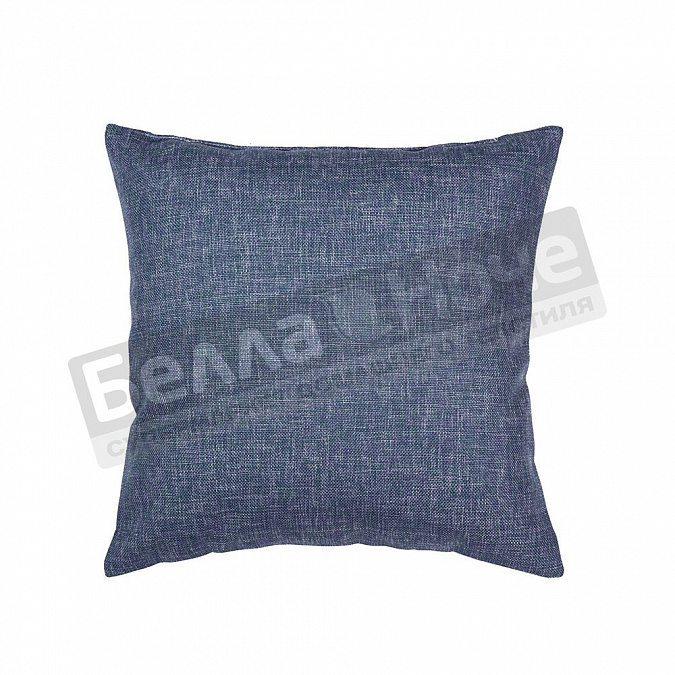 Детальная картинка товара «вн подушка д/ст рогожка 40*40 индиго»
