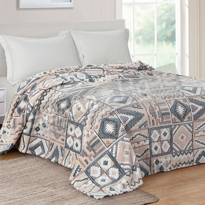 Детальная картинка товара «клео плед бамбук микрофибра cl home 150*200 150/159-pbe/cl в кольце пвх»