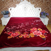 Смун Плед синтетический 200*240 глад. Двусторонний 9146