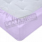 Детальная картинка товара «люксония простынь поплин гл/кр на резинке  90*200/20 сиреневый»