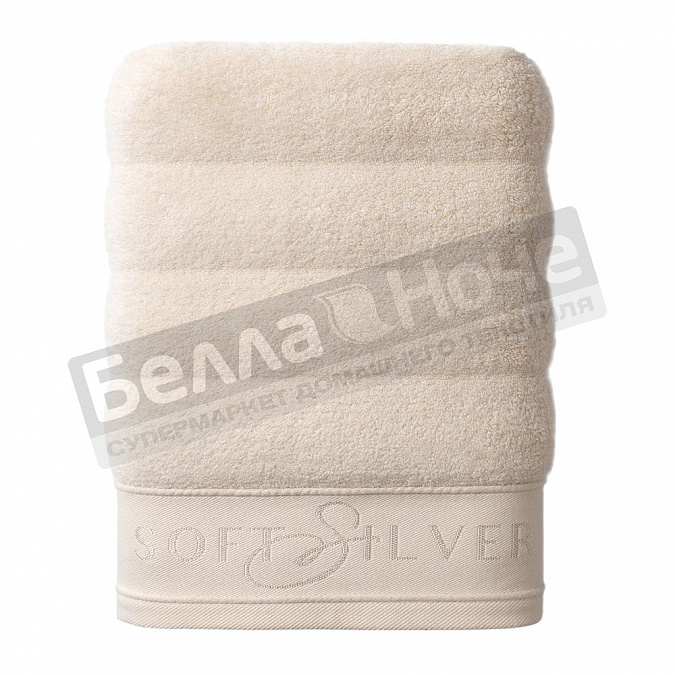 Детальная картинка товара «софт сильвер полотенце махр. soft wave 70*140 s004/0203v 2с экрю»