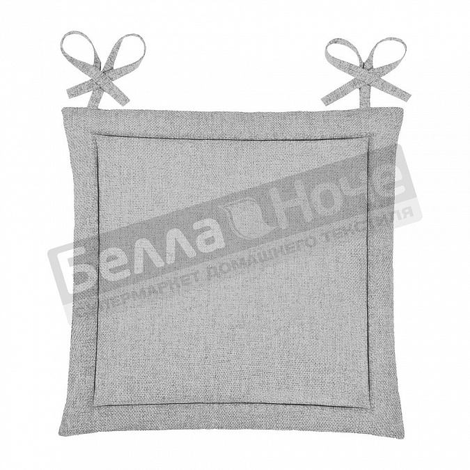 Детальная картинка товара «вн подушка д/ст рогожка 40*40 пепельно- серый»