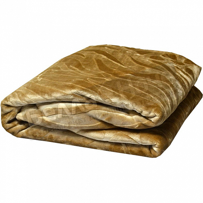 Детальная картинка товара «смун плед синтетический 200*240 стр. однот. 8107- 7 розы капучино»