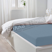 Люксония Простынь трикотаж 120*200/20 Голубая ель