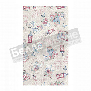 СТ Полотенце ваф пестр. кухон. 40*70 8598/1 История открыток 31 Хангер 