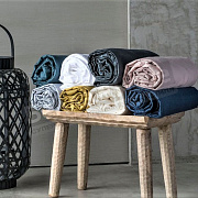 Экотекс Моноспейс Простыня на резинке сатин 160*200/23 Темно- синий