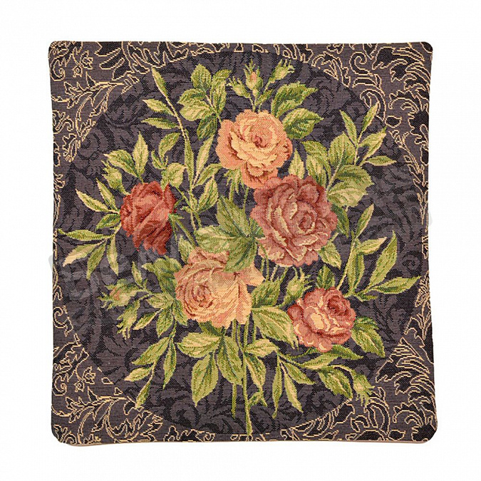 Детальная картинка товара «гобелен плюс наволочка 38*38 ретро розы»
